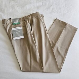 Greg Norman Ultimate Travel Pants Men’s 38x30 Khaki Performance Chinos New